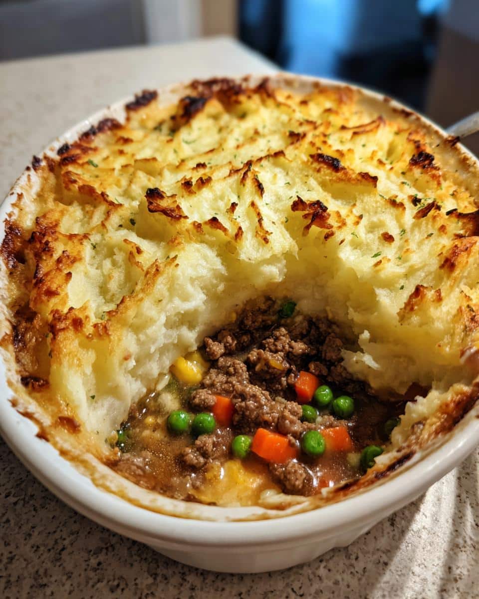Leftover Mashed Potato Shepherd's Pie - detail 1