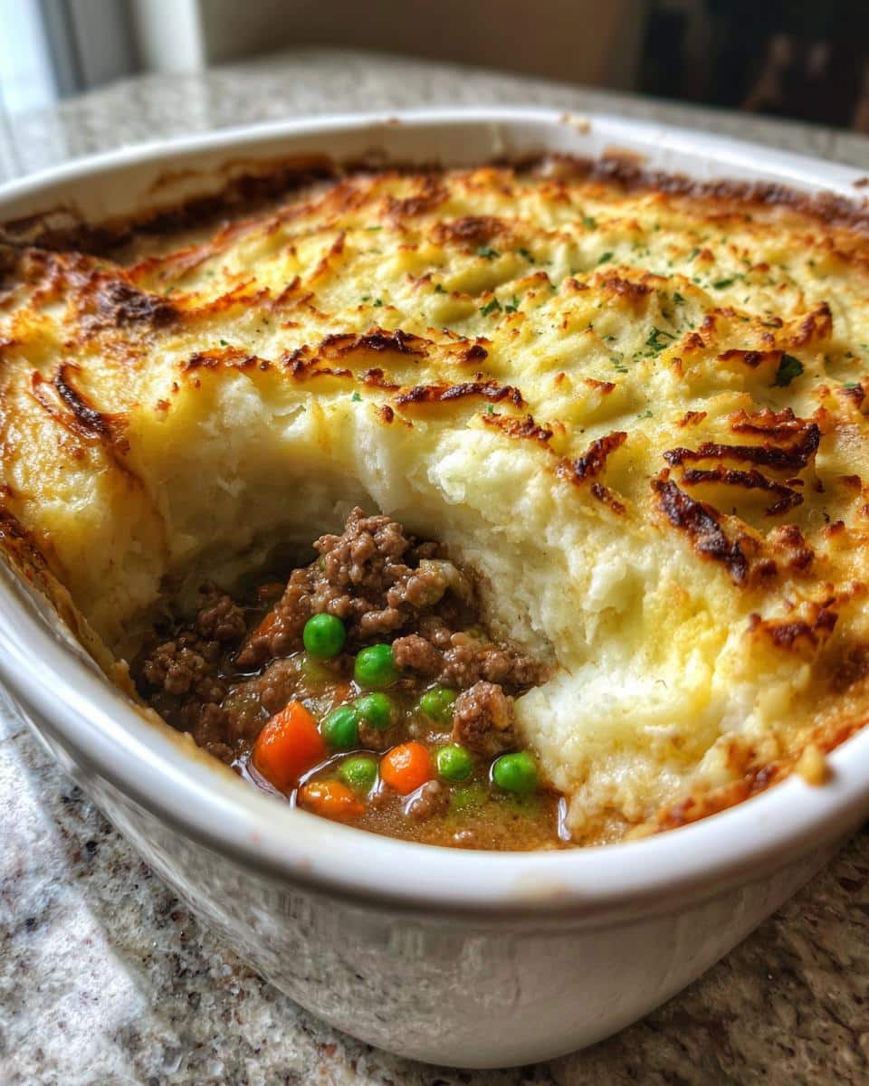 Leftover Mashed Potato Shepherd's Pie - detail 2