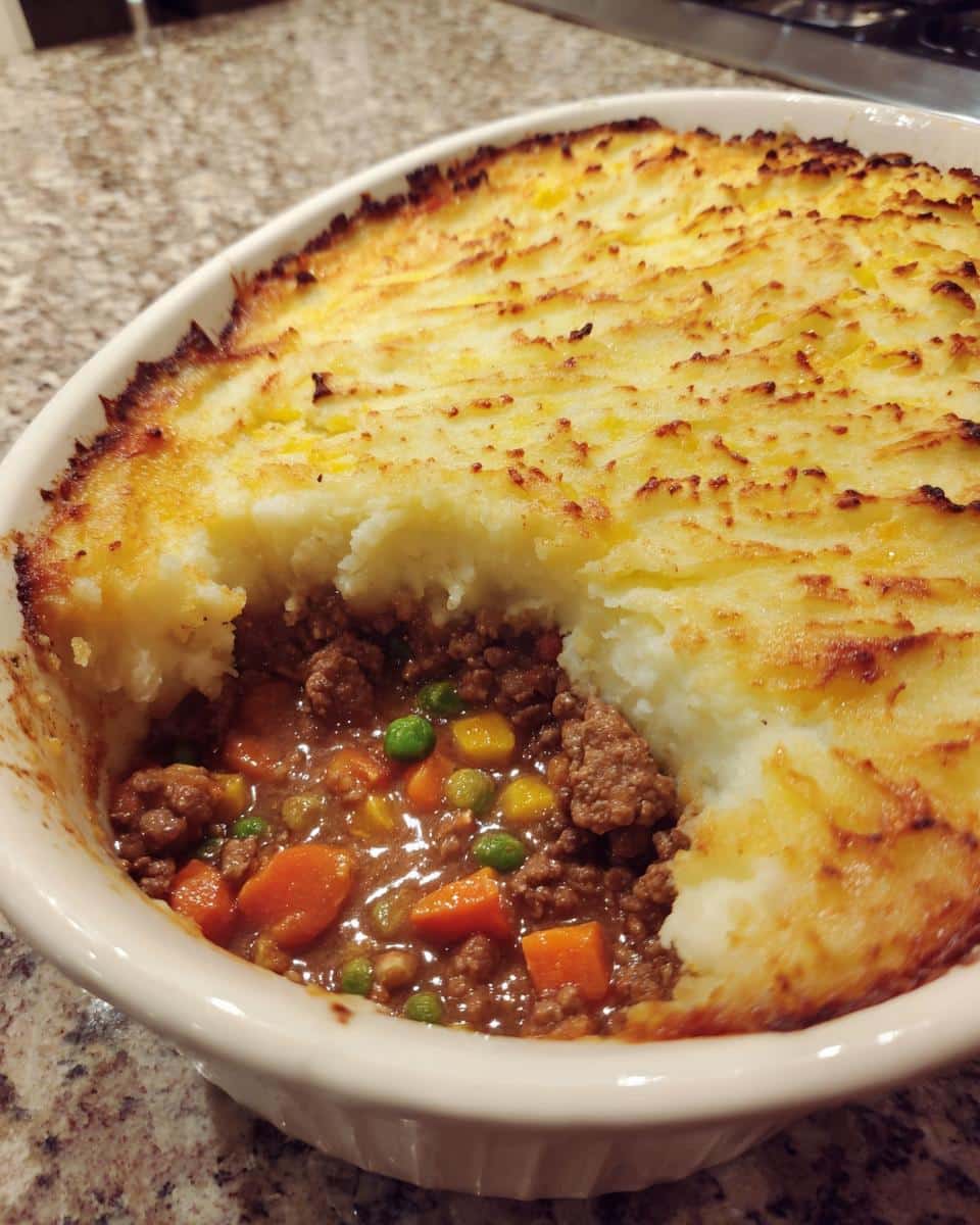 Leftover Mashed Potato Shepherd's Pie - detail 3