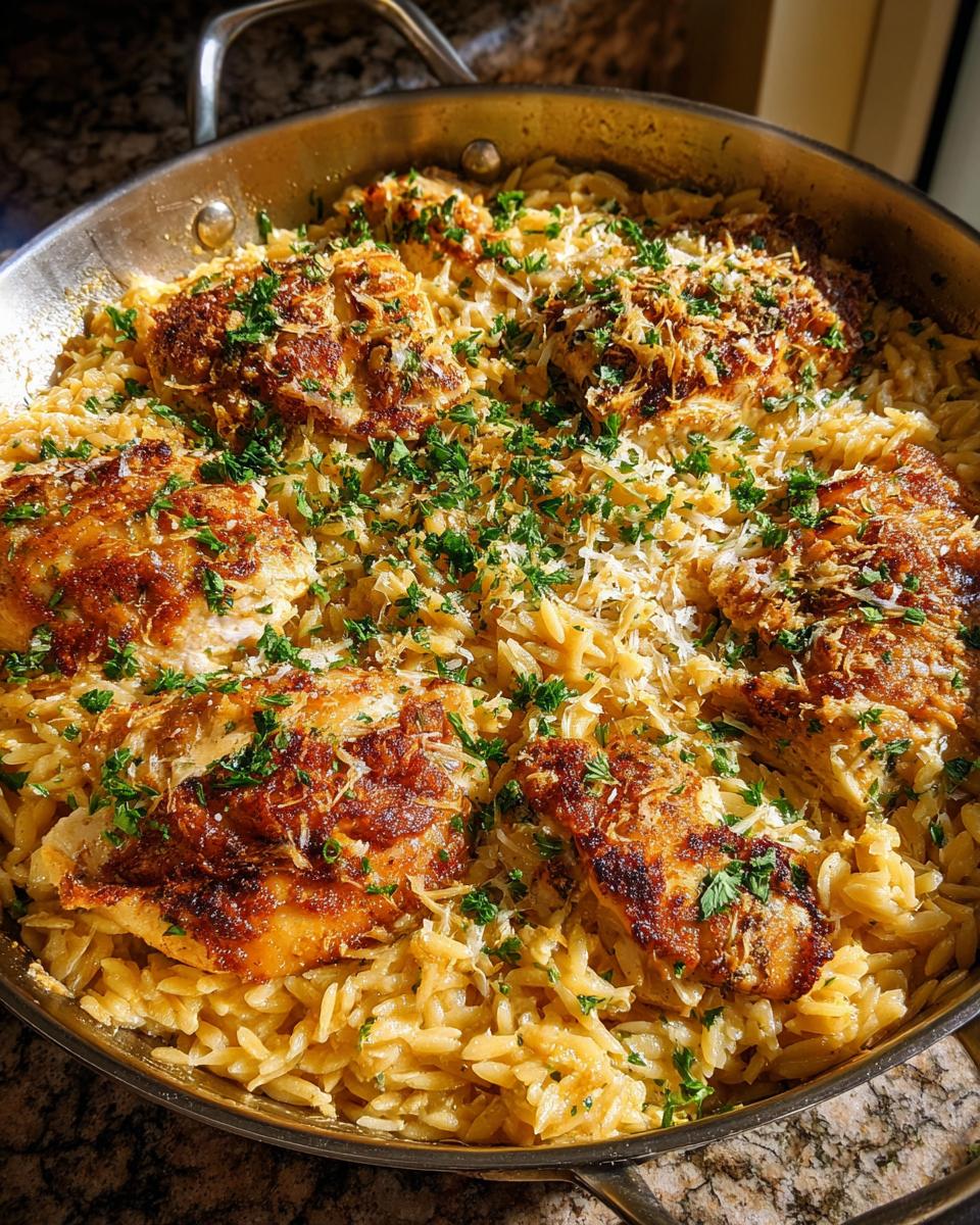 Lemon Chicken Orzo Bake - detail 3