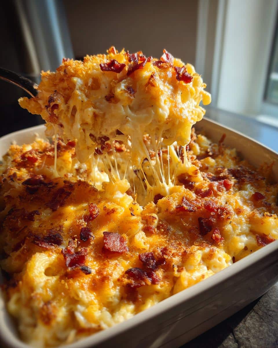 Loaded Baked Mac and Cheese - detail 2