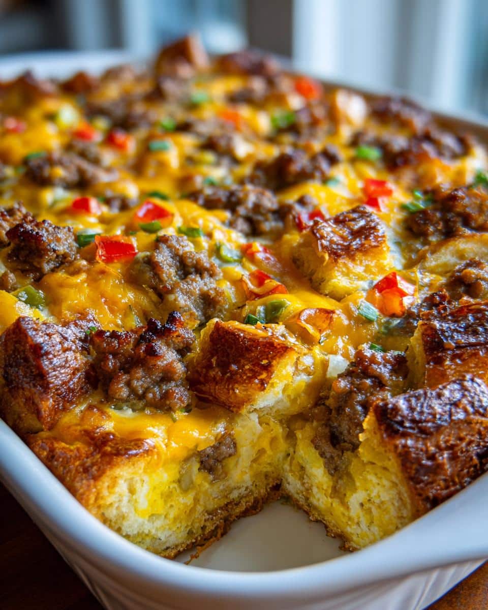 Make-Ahead Christmas Breakfast Bake - detail 1