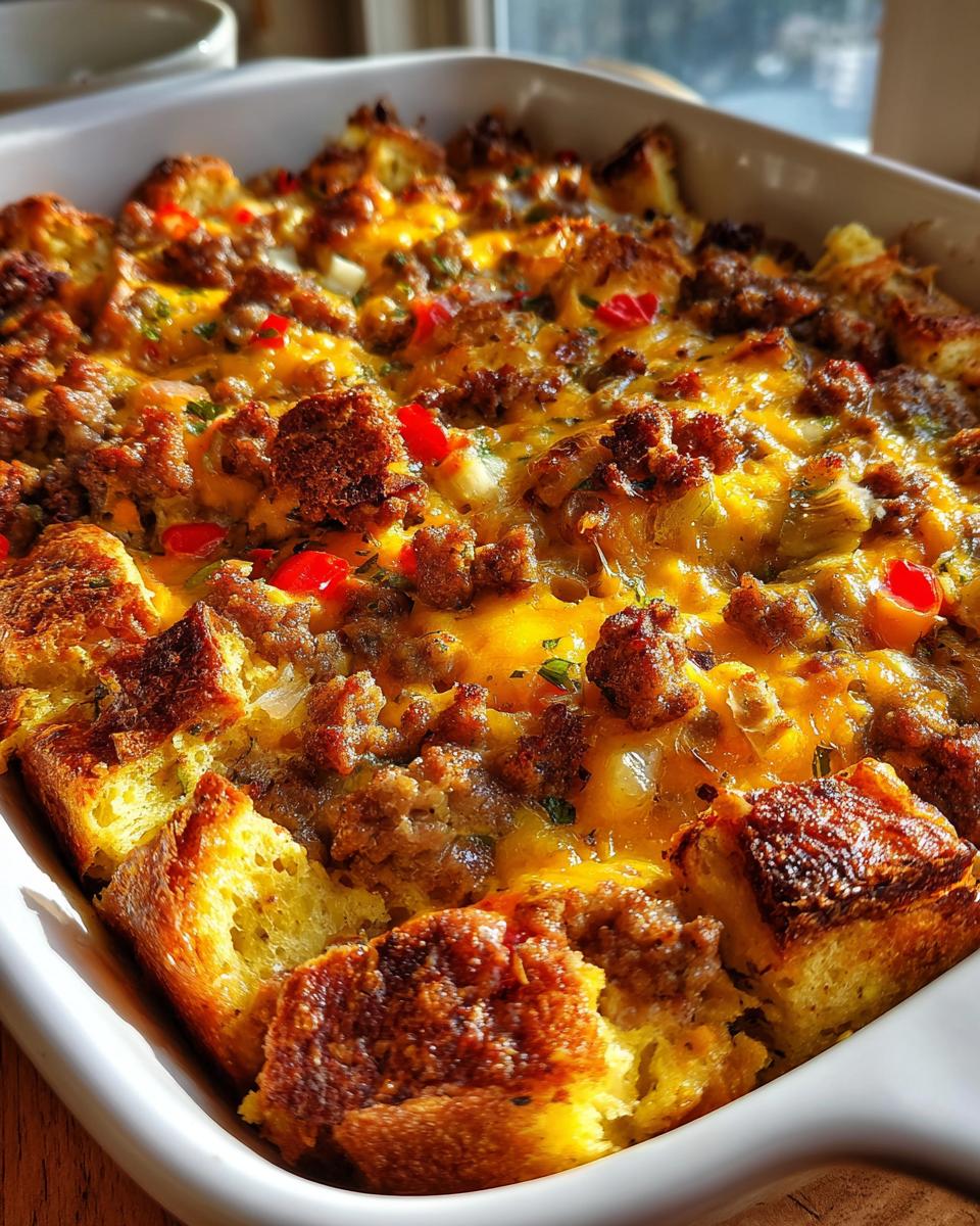 Make-Ahead Christmas Breakfast Bake - detail 2