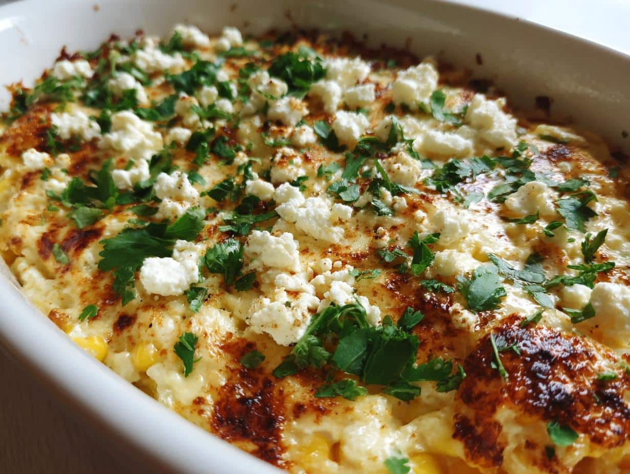 Irresistible Mexican Street Corn Casserole in 30 Minutes