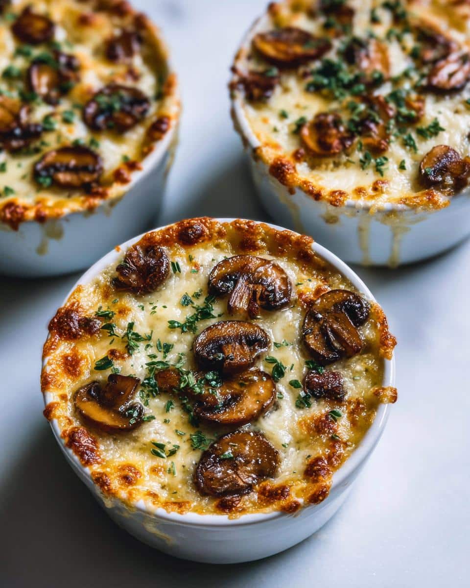 Mini Mushroom Pasta Bakes - detail 2