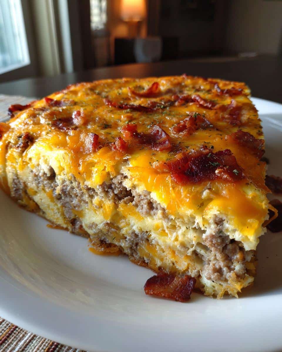 Overnight Christmas Breakfast Casserole - detail 1