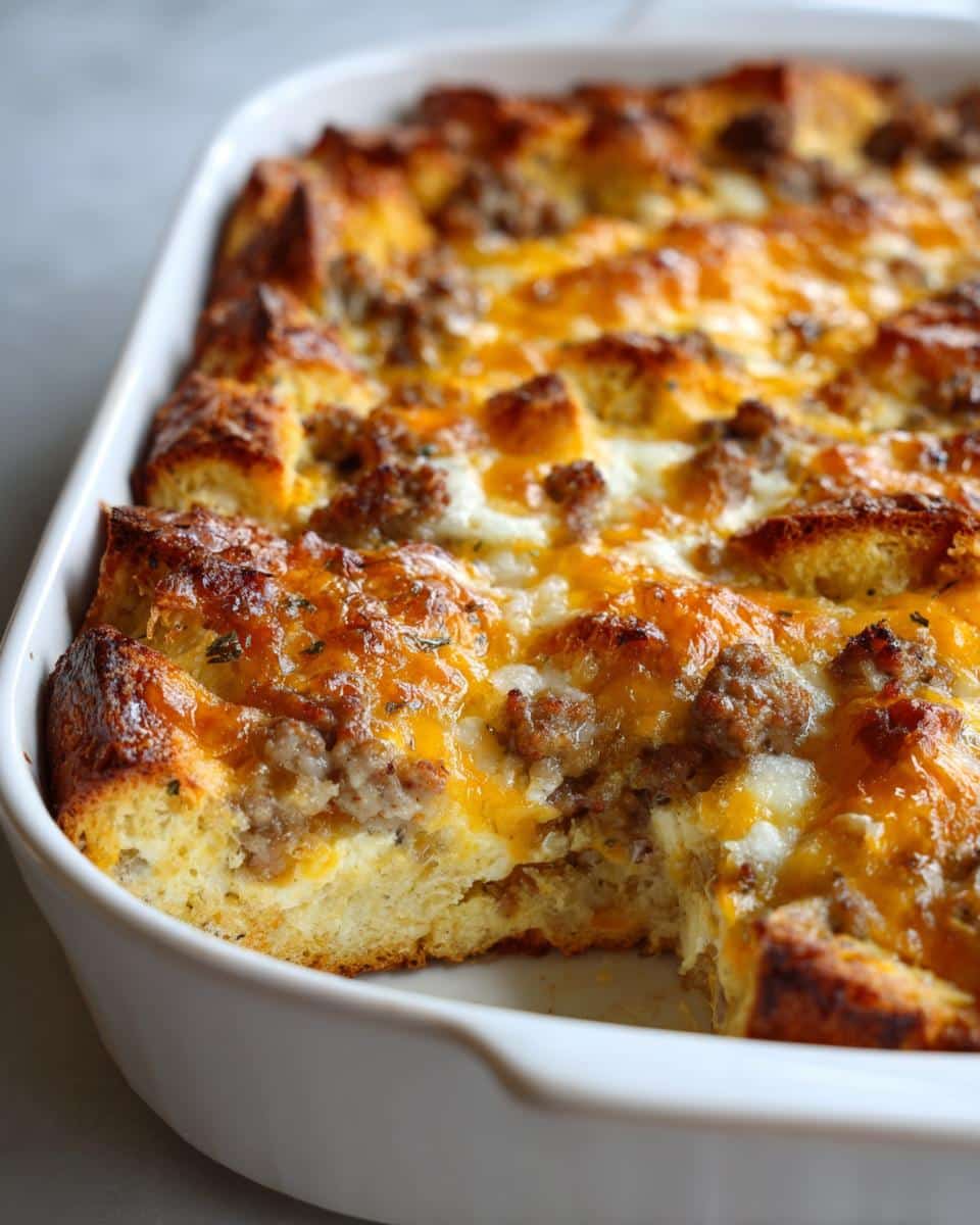 Overnight Sausage Egg Bake - detail 1