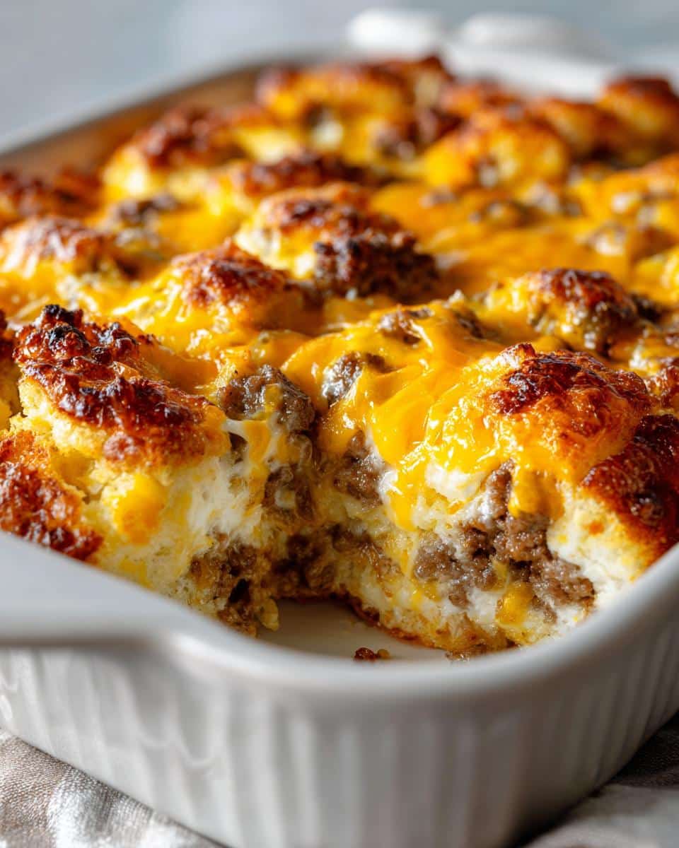 6-Ingredient Overnight Sausage Egg Bake: Insanely Easy Bliss