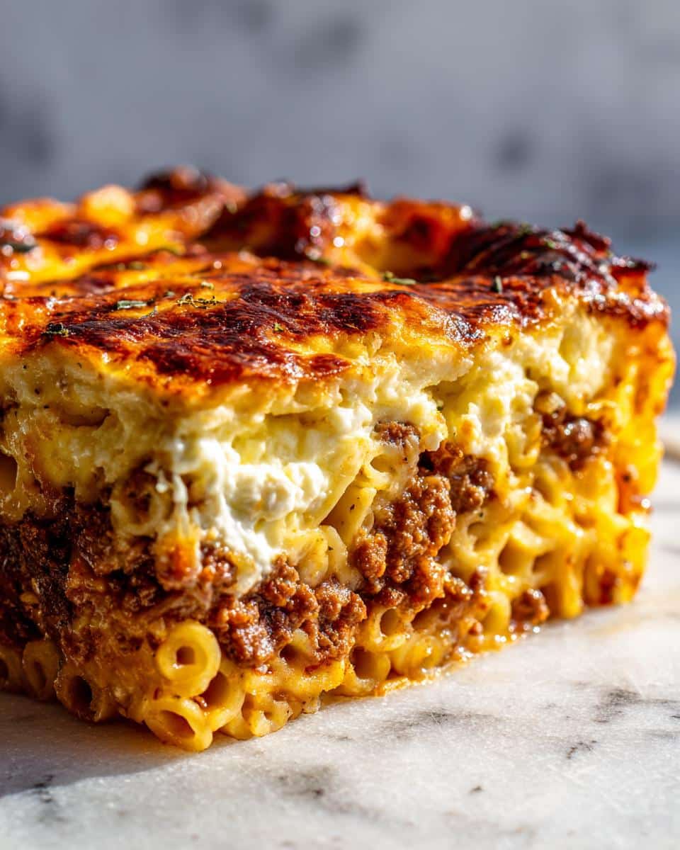 Pastitsio - detail 2