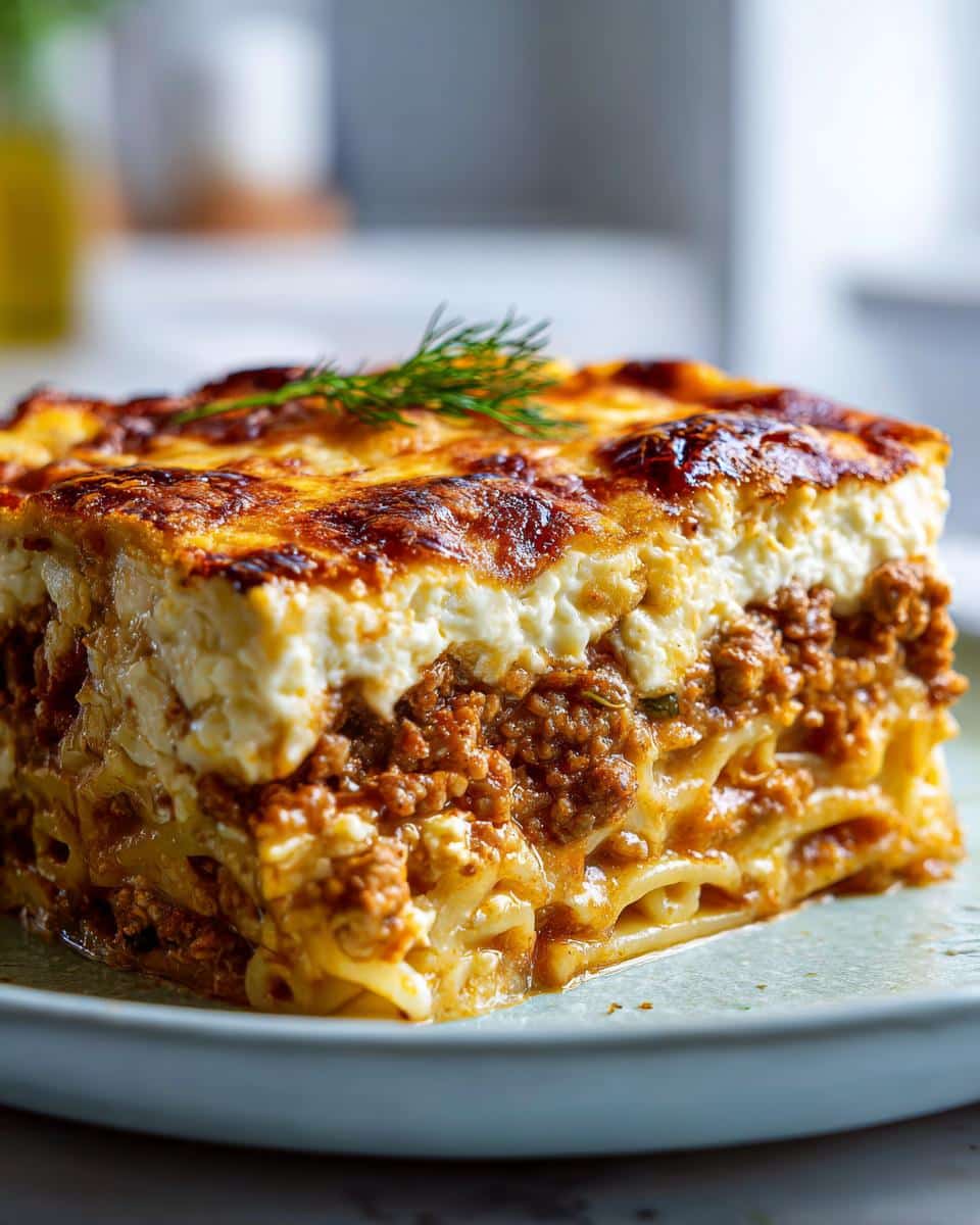 Pastitsio - detail 3