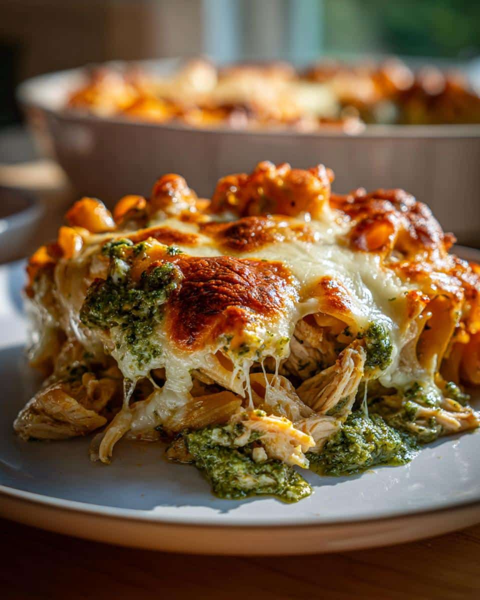 Pesto Chicken Pasta Bake - detail 2