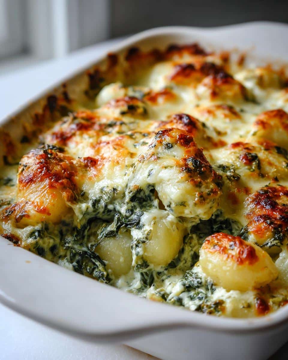 Spinach Artichoke Gnocchi Bake - detail 1