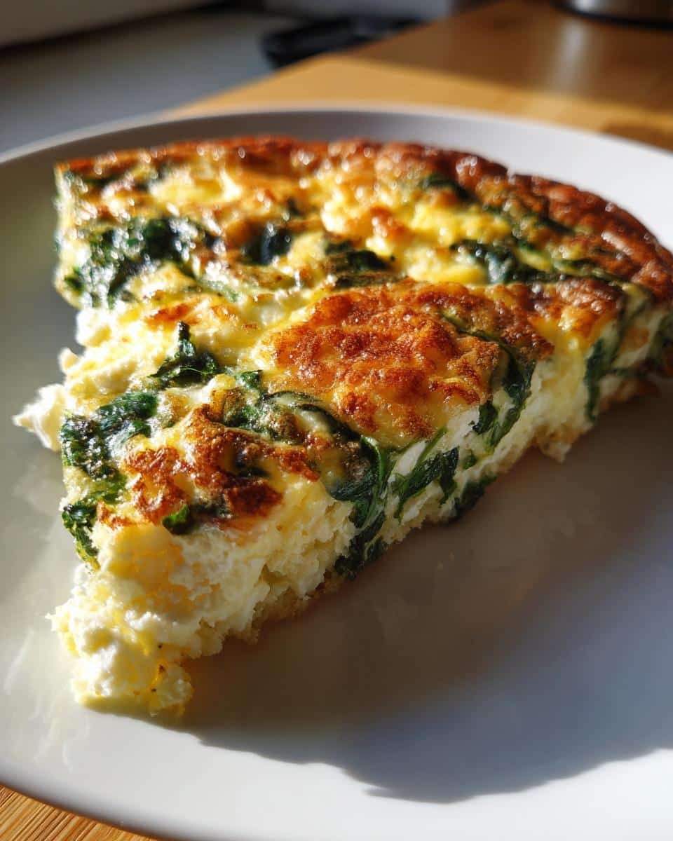Spinach Feta Breakfast Bake - detail 1