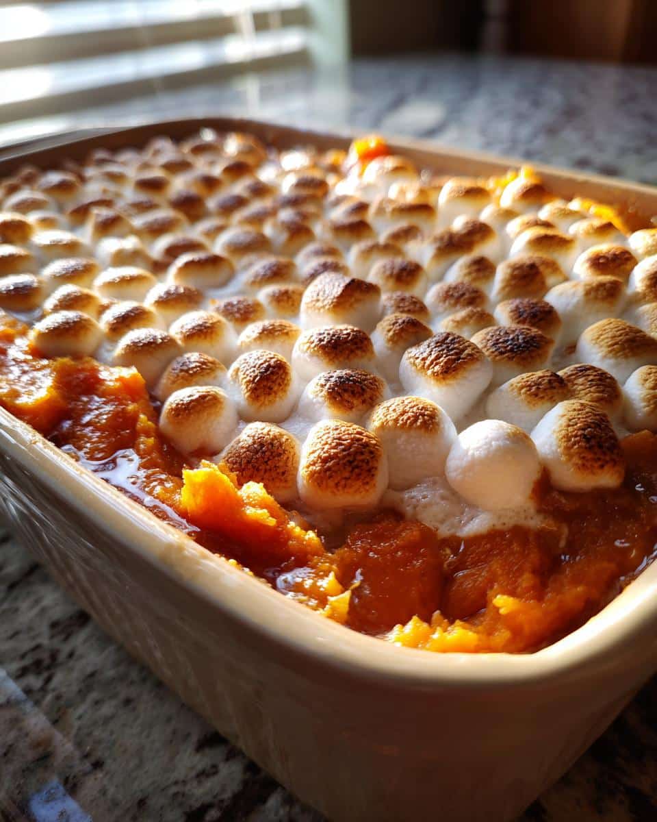 Irresistible Sweet Potato Casserole with Marshmallows in 4 Simple Steps