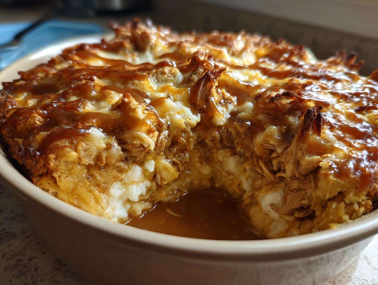 3-Ingredient Thanksgiving Leftover Casserole – Effortless Comfort