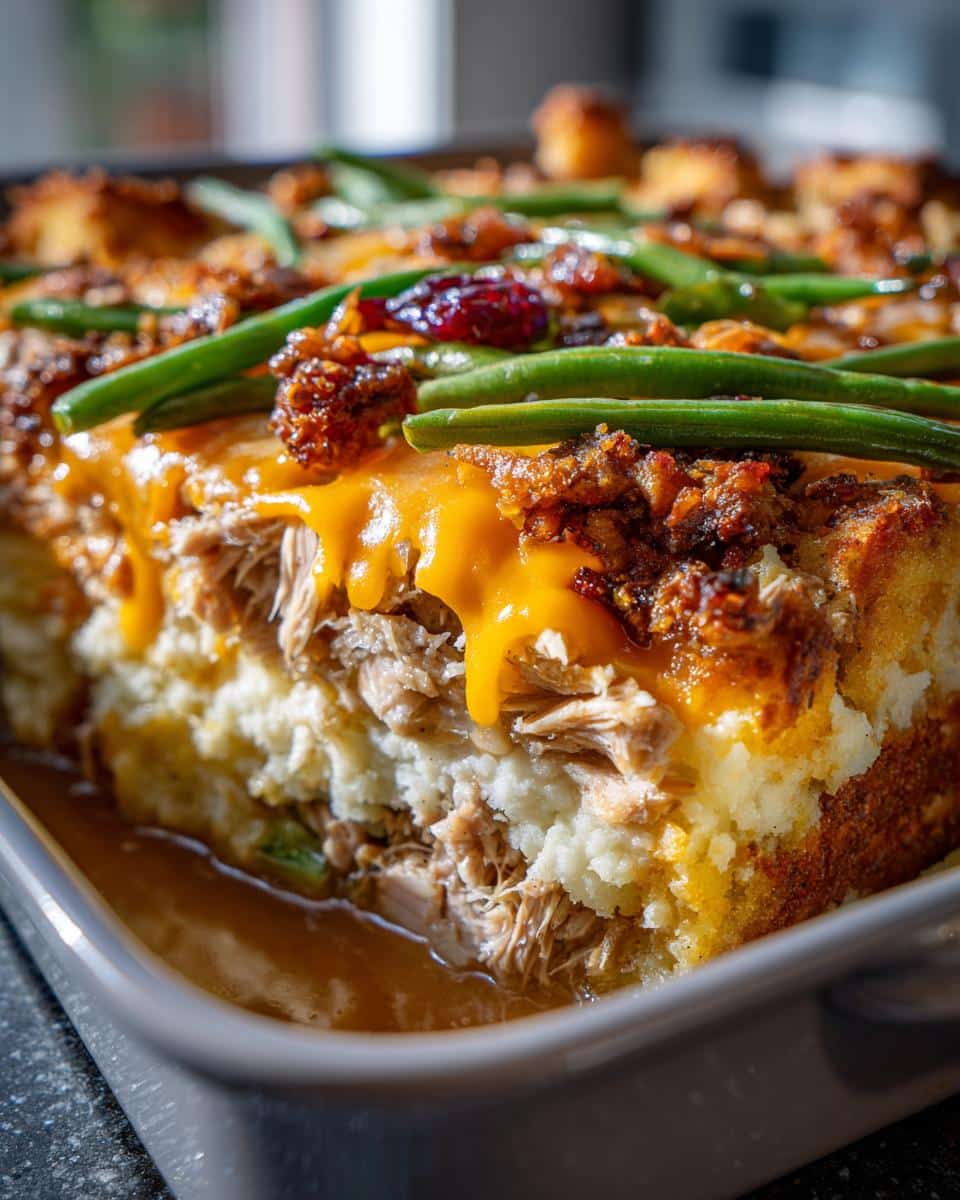 Thanksgiving Leftover Hotdish - detail 2