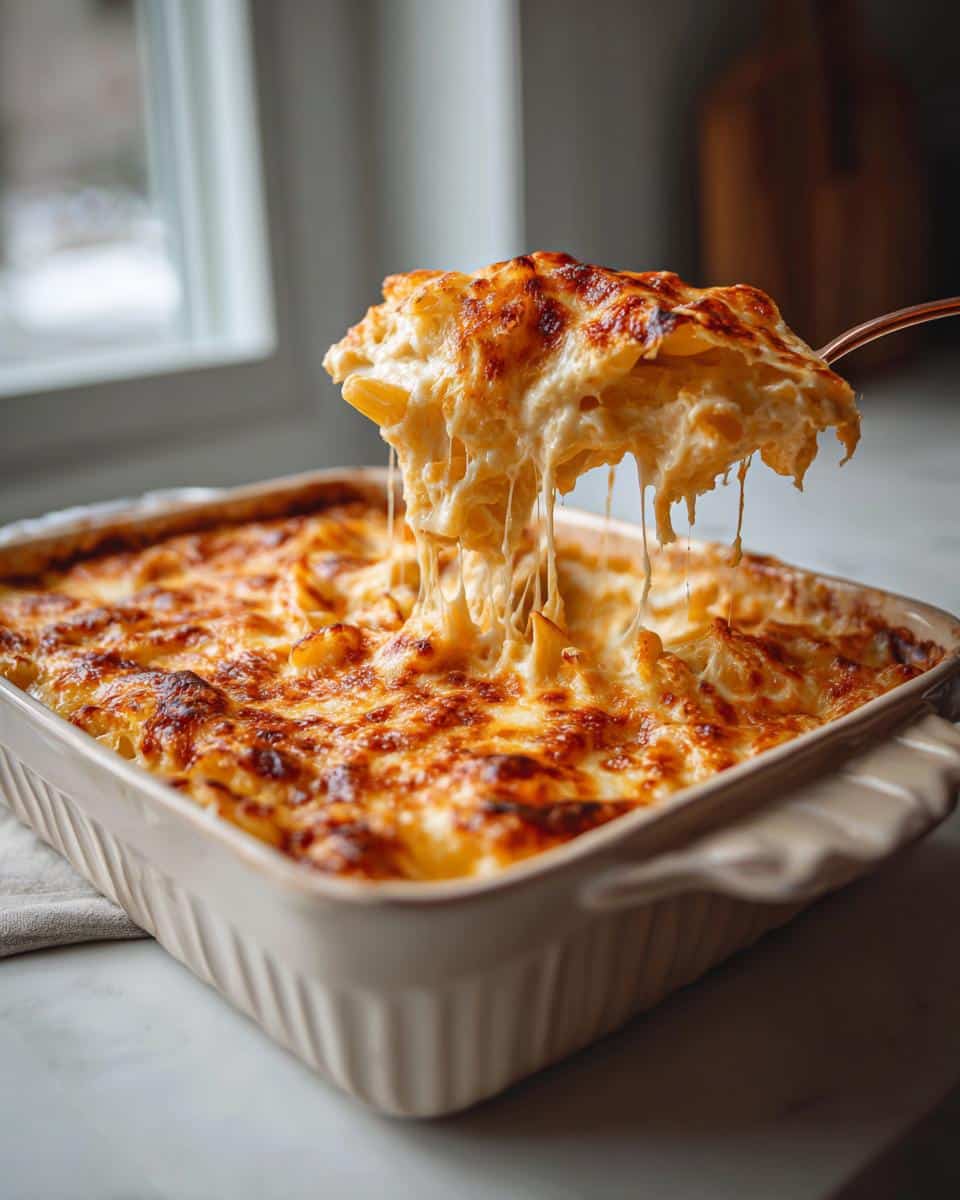 Three-Cheese Baked Mac and Cheese - detail 1