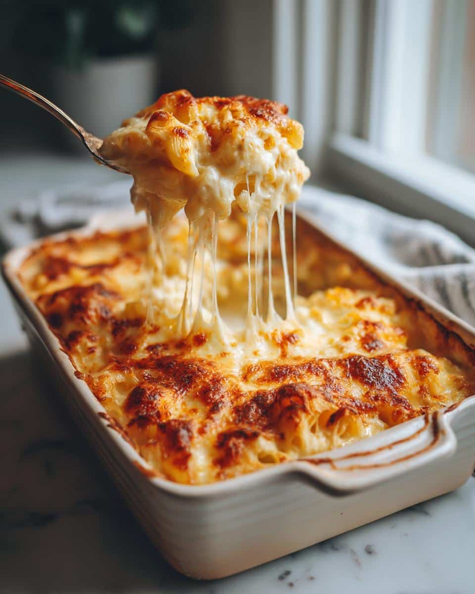 Three-Cheese Baked Mac and Cheese - detail 2