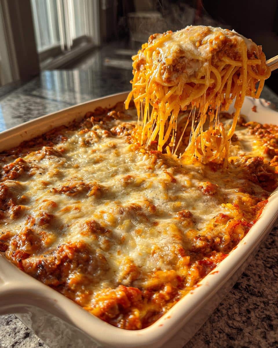 Turkey Spaghetti Casserole - detail 2