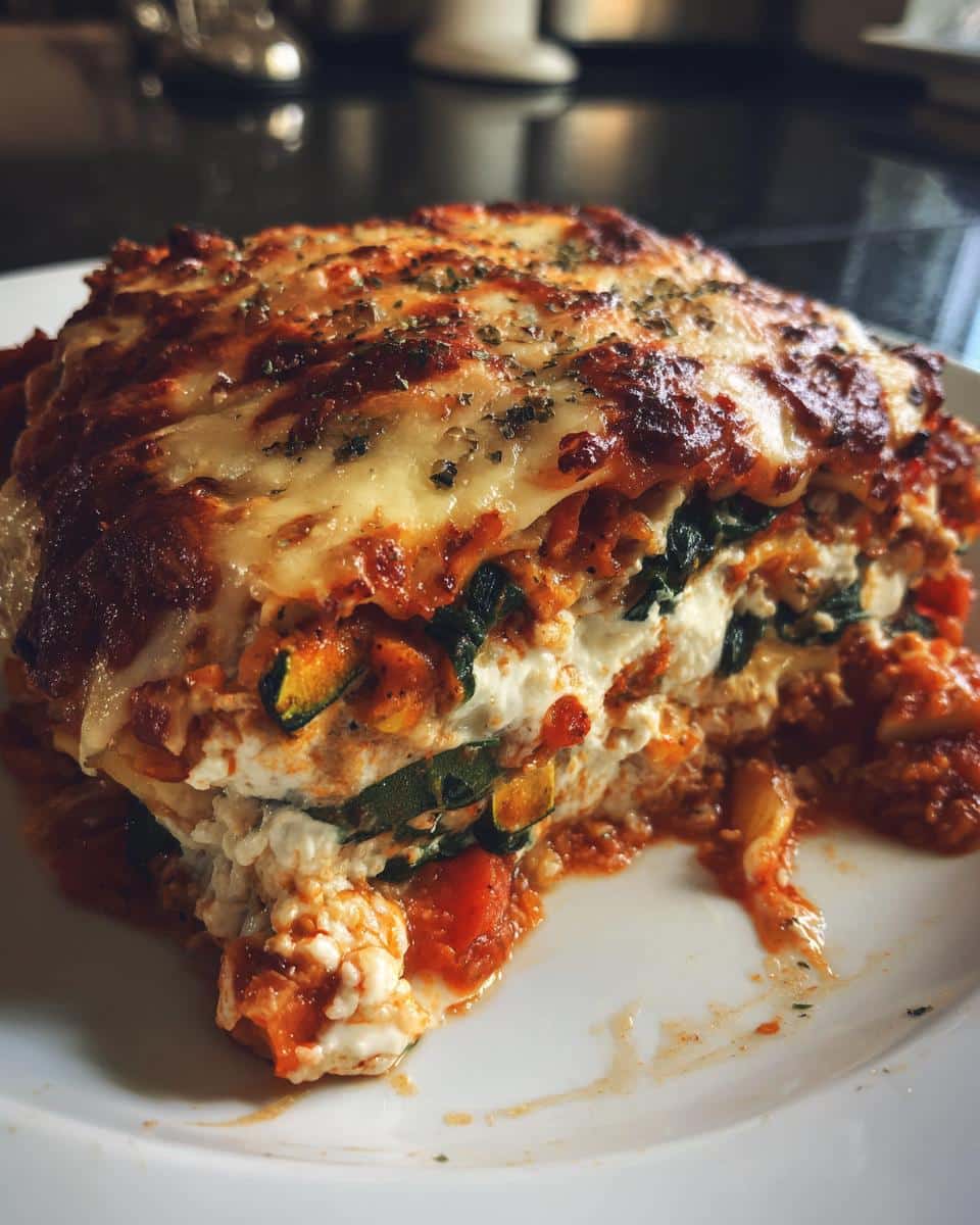 Vegetable Lasagna Bake - detail 2