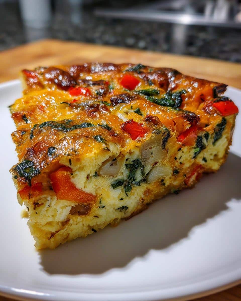 Veggie Breakfast Egg Bake - detail 1