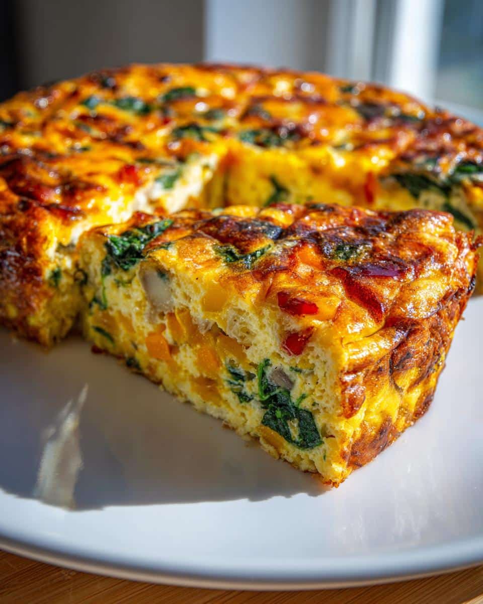 Veggie Breakfast Egg Bake - detail 2