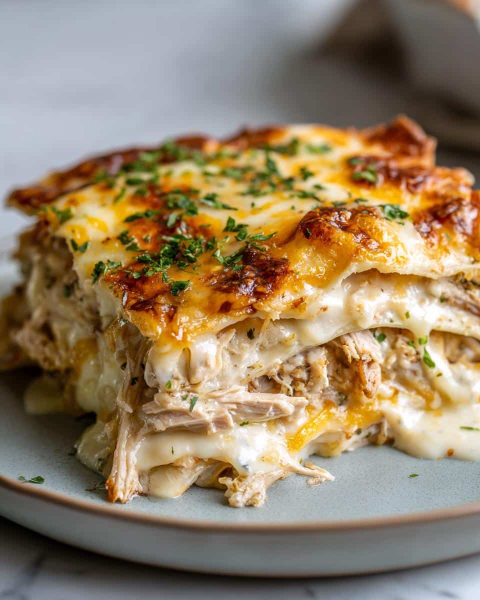 White Chicken Enchilada Bake - detail 1