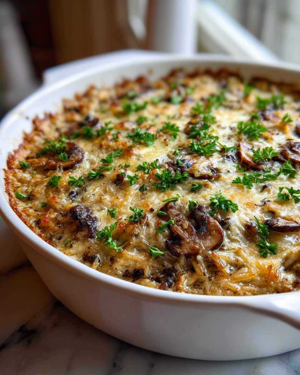 Wild Rice Mushroom Casserole - detail 1