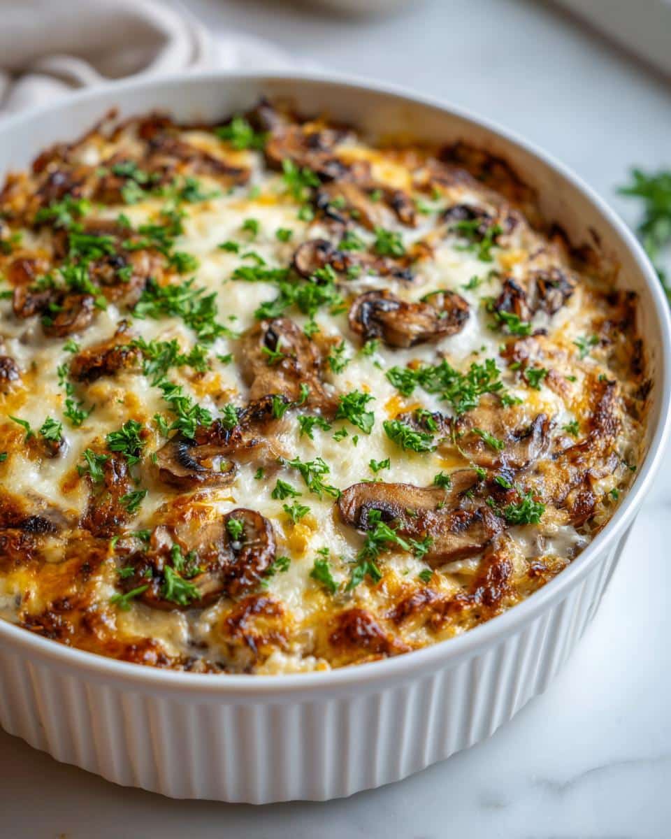 Wild Rice Mushroom Casserole - detail 2