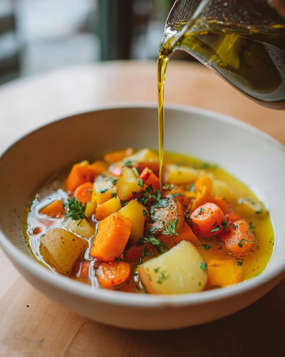 Autumn harvest soup - detail 1