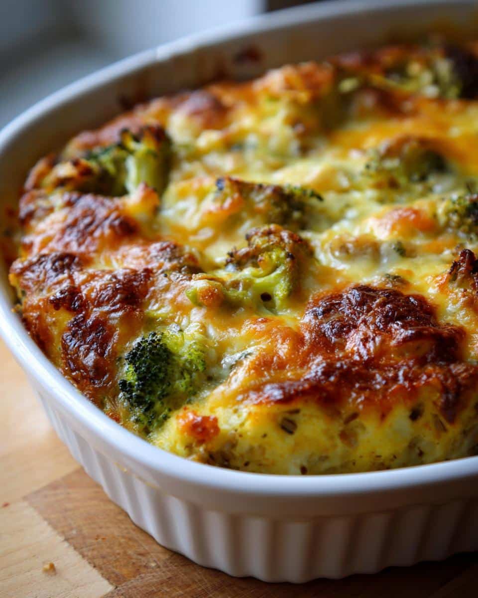 Irresistible Broccoli Cheddar and Wild Rice Casserole in 5 Easy Steps