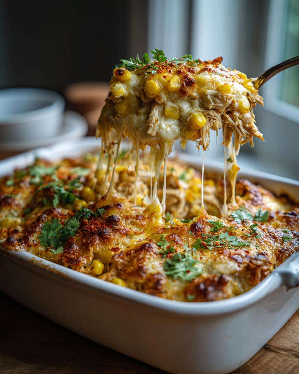 Cheesy Mexican Street Corn Chicken Casserole - detail 1