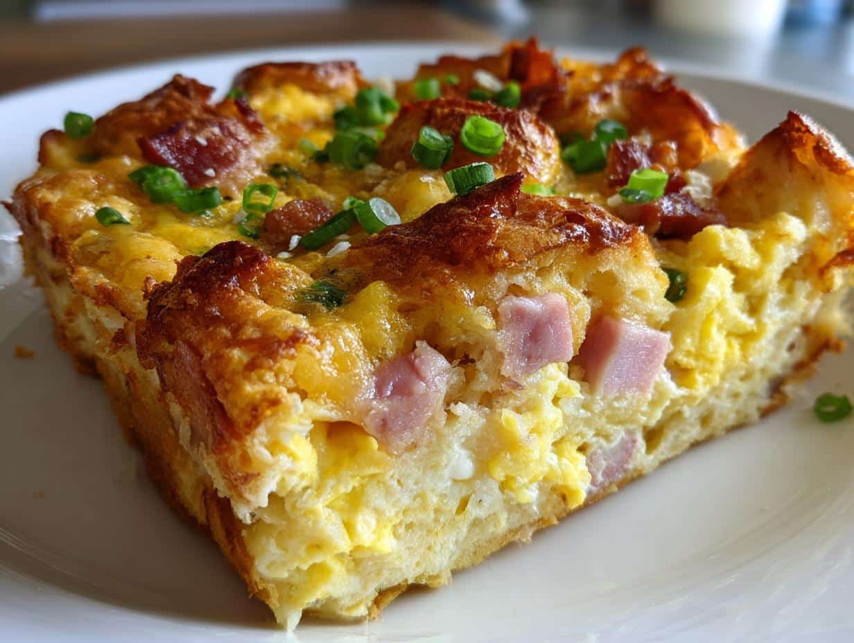 Christmas Morning Croissant Egg Casserole: 6-Ingredient Holiday Magic