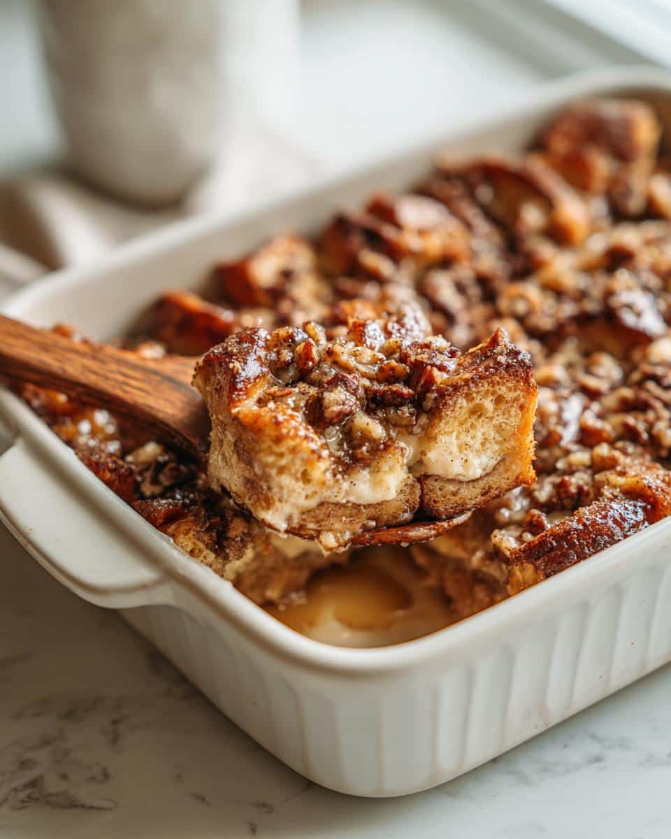 Decadent Eggnog French Toast Casserole with Streusel – 40 Minutes to Bliss
