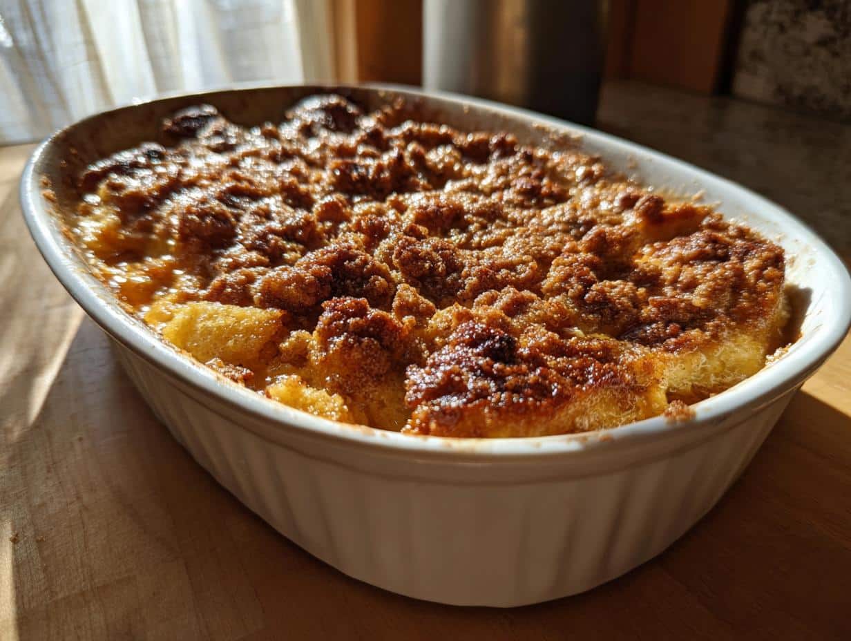 Irresistible French Toast Casserole with Cinnamon Streusel Topping – 6 Cups Pure Bliss