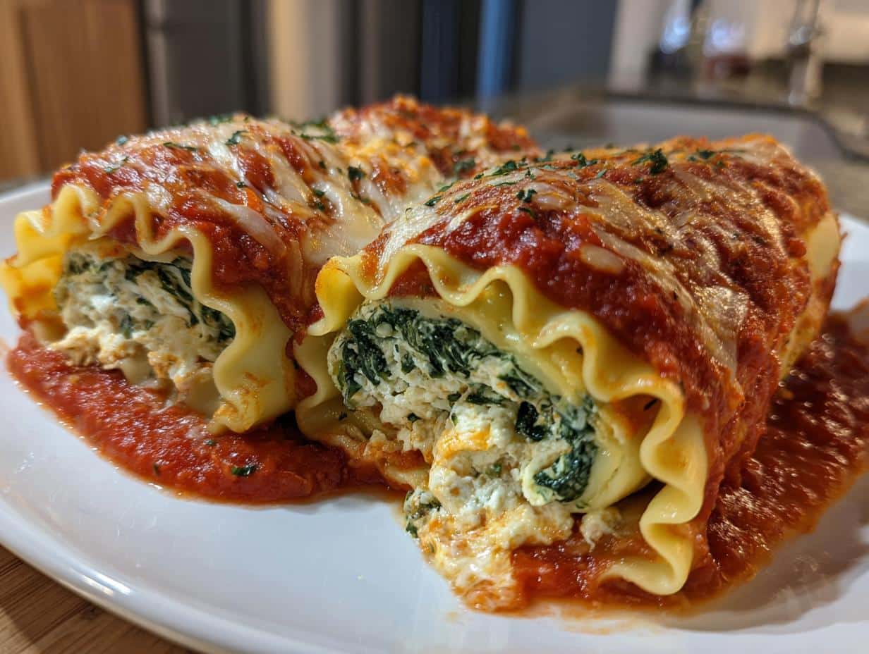 Flavorful Lasagna Roll Up Casserole with Spinach and Ricotta Recipe Everyone Loves