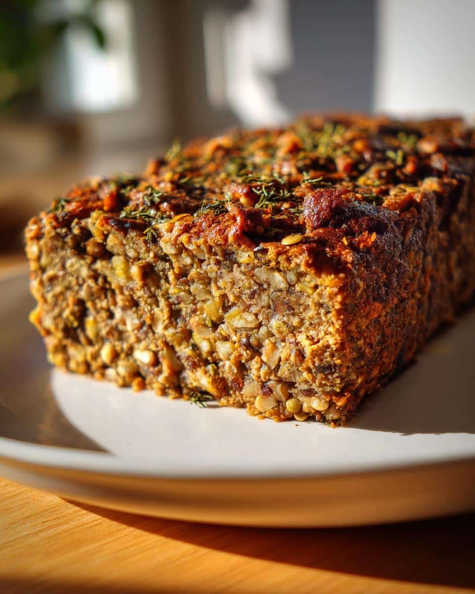 Irresistible Lentil Walnut Loaf Holiday Recipe in 5 Steps