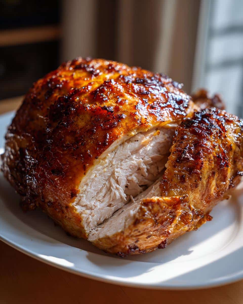Maple glazed turkey roast - detail 1
