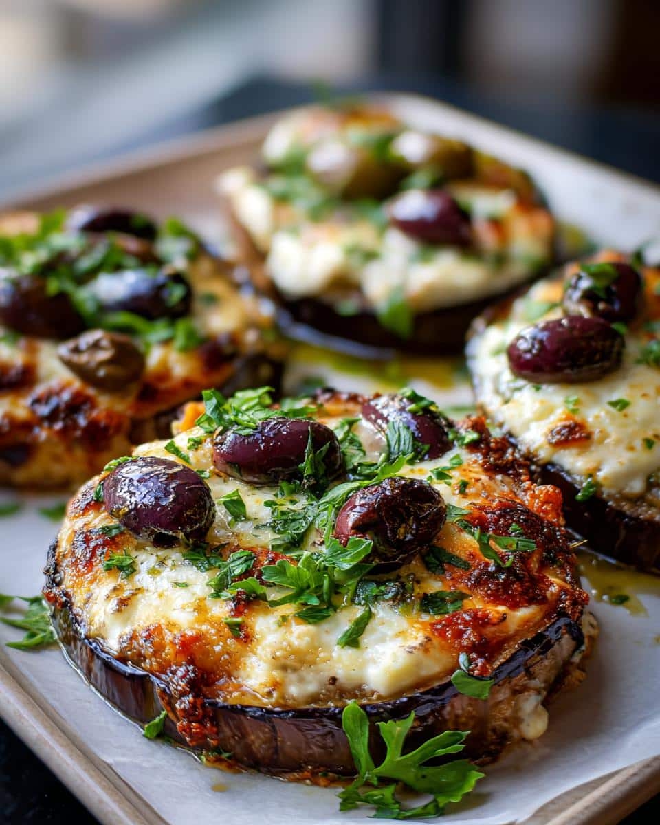 Mediterranean baked eggplant - detail 1