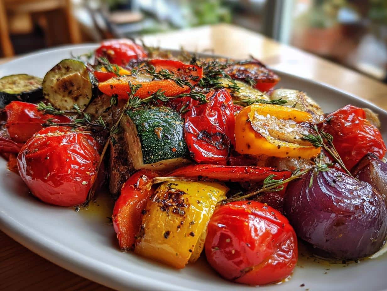 Irresistible Rainbow Roasted Vegetable Platter in 30 Minutes