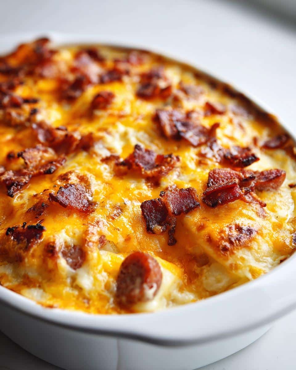 Smoked Sausage and Pierogi Casserole with Bacon – 1 Comfort Dish You’ll Crave