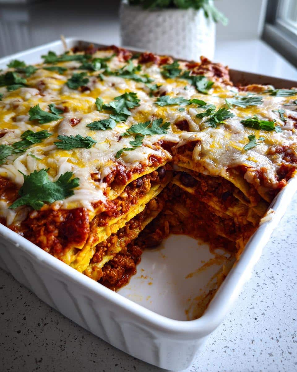 Perfect Vegan Enchilada Bake in Just 30 Minutes