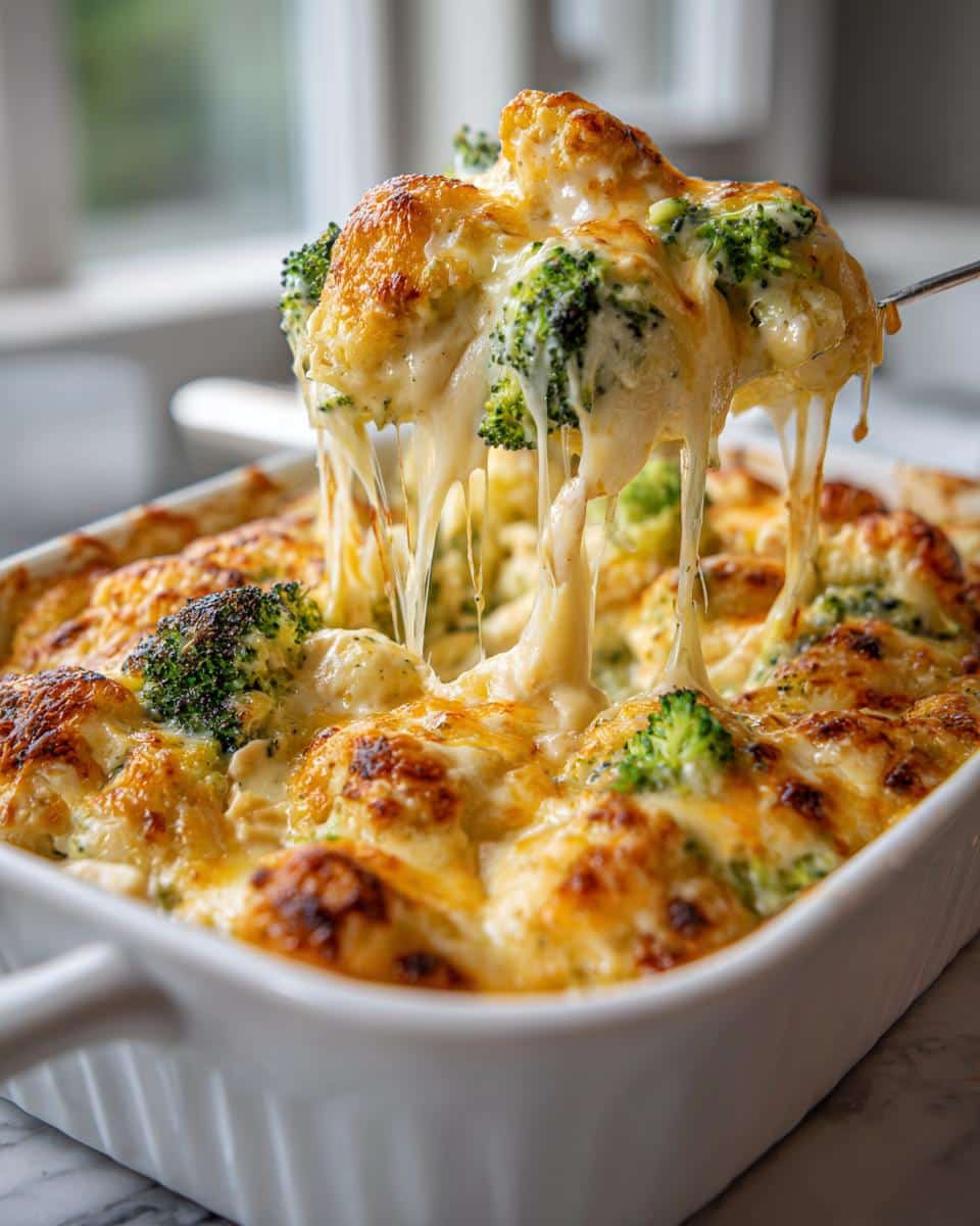 30 Minute Cheesy Chicken Broccoli Casserole – quick comfort meal - detail 1