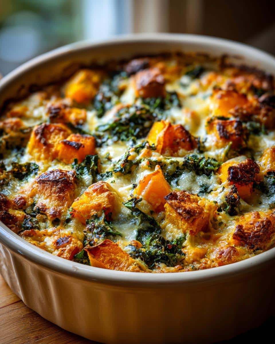 Butternut Squash, Kale and Quinoa Bake - detail 1
