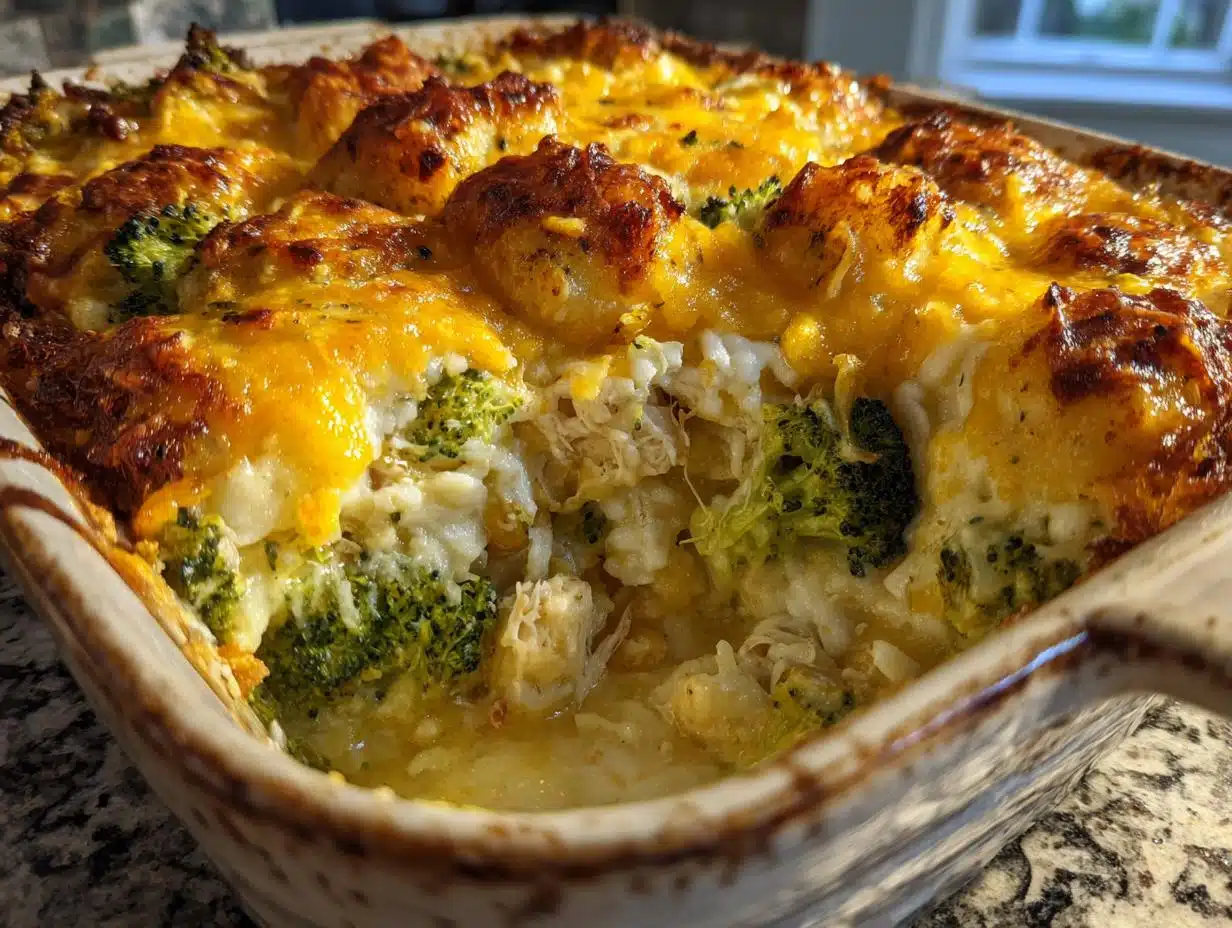 35-Minute Cheesy Lemon Garlic Chicken and Broccoli Magic