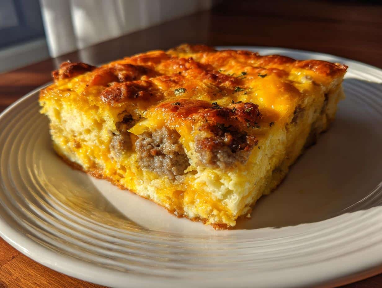 Magical Christmas Eve Make Ahead Breakfast Casserole for 12