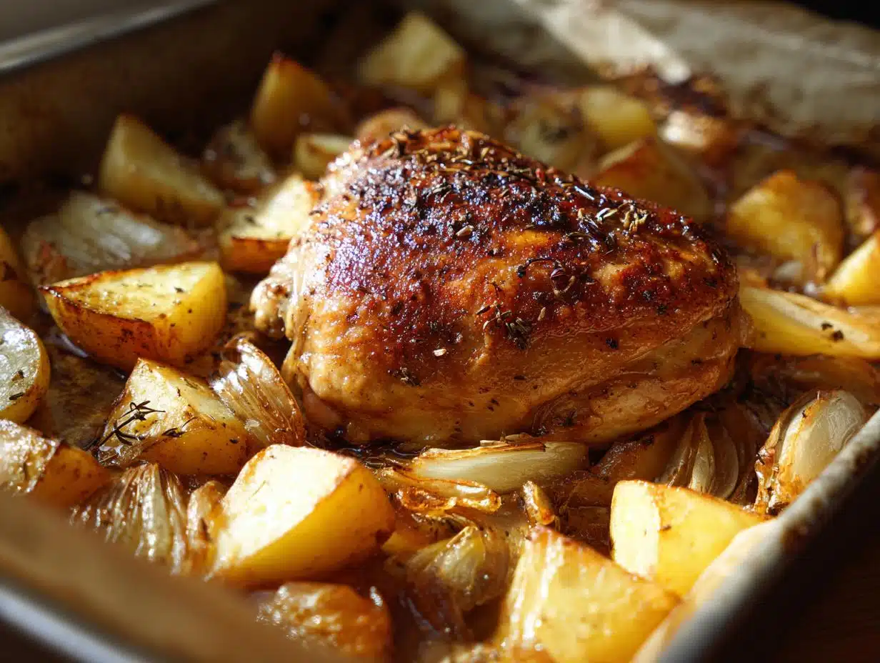 Cozy Winter Chicken Bake: Effortless One-Pan Comfort Dinner