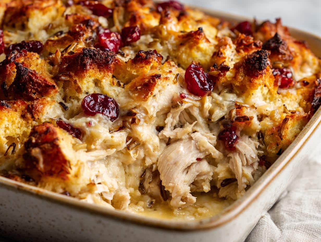 Cranberry Turkey and Wild Rice Casserole – 40-Minute Comfort Magic