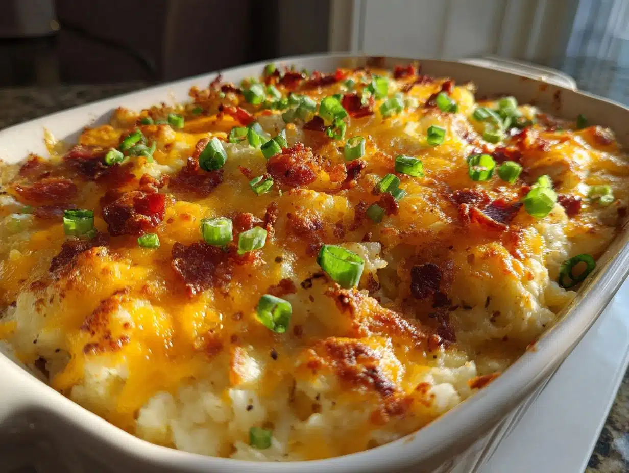 Irresistible Creamy Ranch Potato Casserole – Bacon and Cheddar Bake