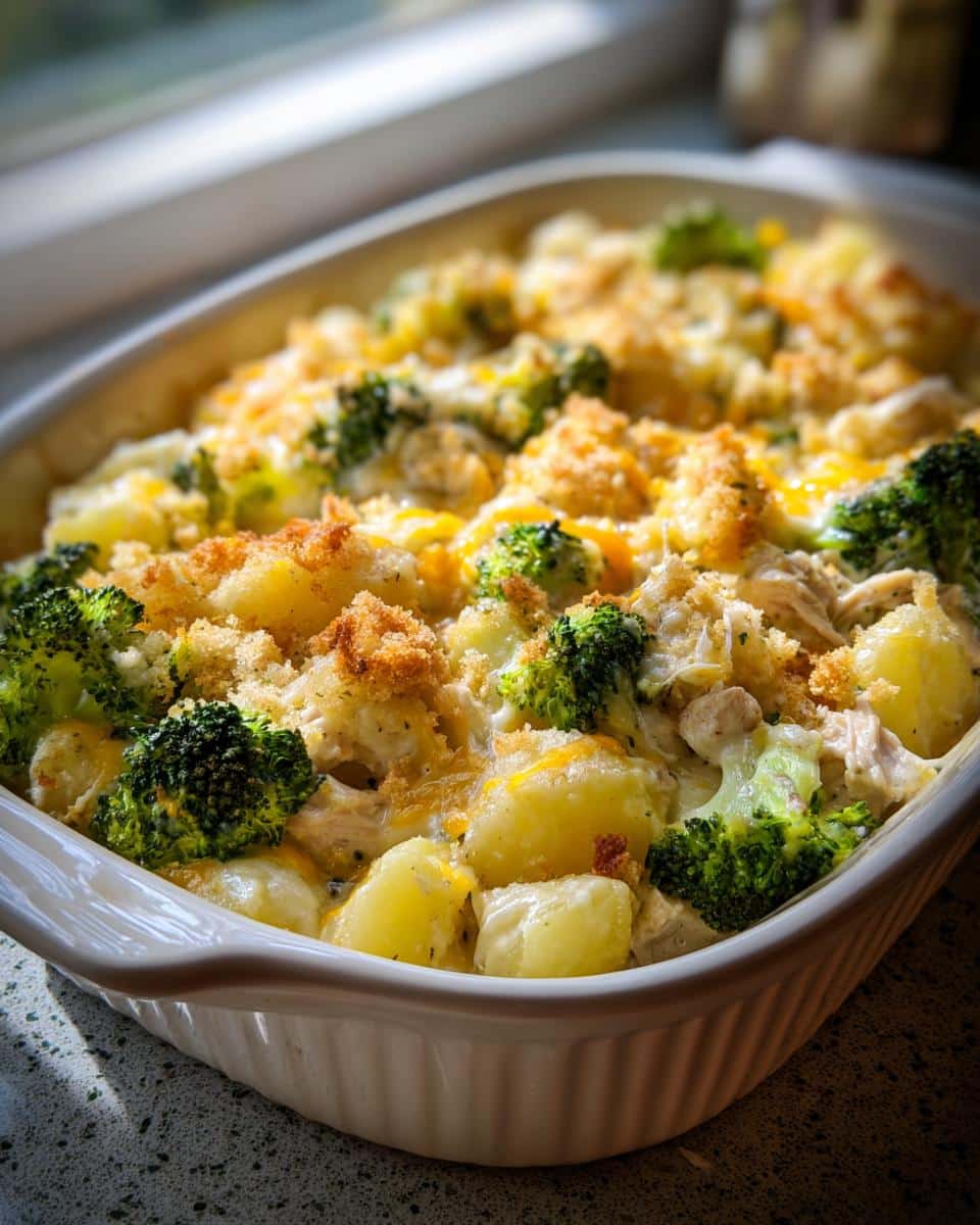 Creamy Tuna and Broccoli Potato Casserole - detail 1